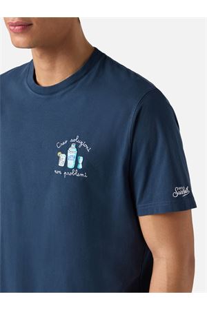 T-Shirt Portofino Man In Cotone Con Stampa Frontale MC2 SAINT BARTH | T-shirt | POT000104333L